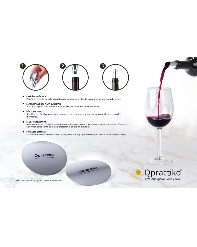 Discos Antigoteo Qpractiko: Elegancia y Funcionalidad